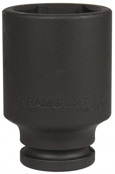 Paramount - 3/4" Drive 43mm Deep Impact Socket - 6 Points, 3-35/64" OAL - Eagle Tool & Supply