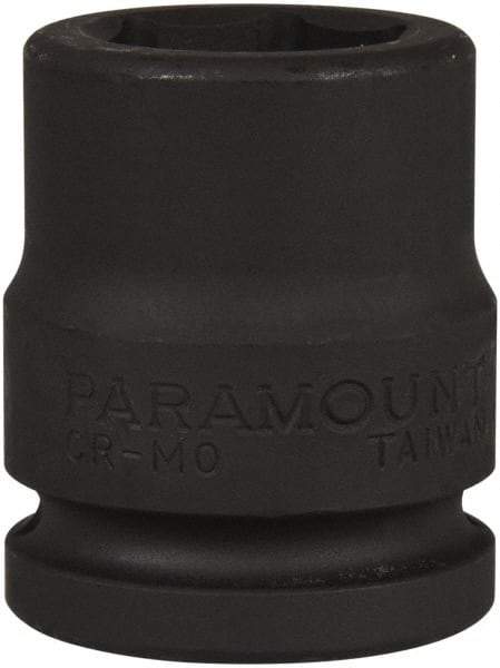 Paramount - 3/4" Drive 25mm Standard Impact Socket - 6 Points, 2-3/32" OAL - Eagle Tool & Supply