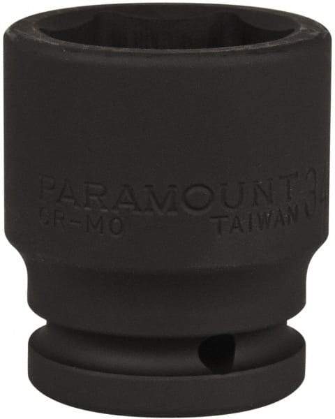 Paramount - 3/4" Drive 34mm Standard Impact Socket - 6 Points, 2-1/4" OAL - Eagle Tool & Supply