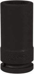 Paramount - 3/4" Drive 27mm Deep Impact Socket - 6 Points, 3-35/64" OAL - Eagle Tool & Supply