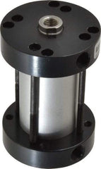 Parker - 2" Stroke x 1-1/8" Bore Double Acting Air Cylinder - 1/8 Port, 5/16-24 Rod Thread, -10 to 200°F - Eagle Tool & Supply