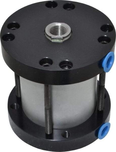 Parker - 2" Stroke x 2" Bore Double Acting Air Cylinder - 1/8 Port, 1/2-20 Rod Thread, -10 to 200°F - Eagle Tool & Supply