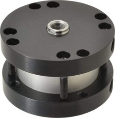 Parker - 1" Stroke x 2-1/2" Bore Double Acting Air Cylinder - 1/4 Port, 1/2-20 Rod Thread, -10 to 200°F - Eagle Tool & Supply