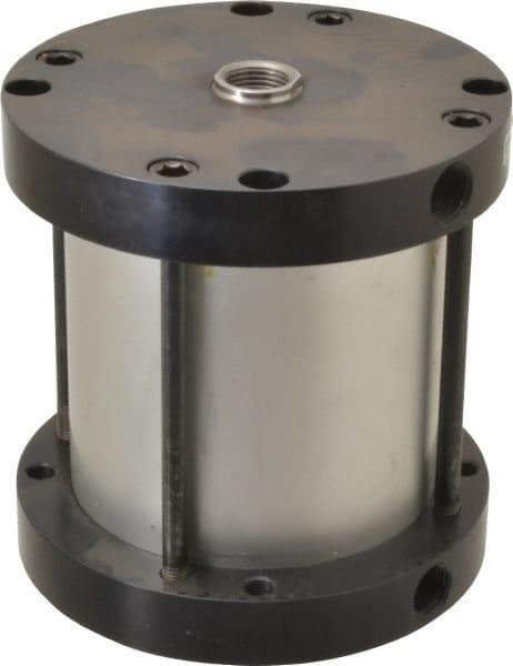 Parker - 4" Stroke x 4" Bore Double Acting Air Cylinder - 3/8 Port, 3/4-16 Rod Thread, -10 to 200°F - Eagle Tool & Supply