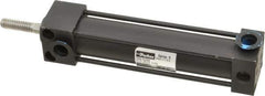 Parker - 3" Stroke x 3/4" Bore Double Acting Air Cylinder - 1/8 Port, 1/4-20 Rod Thread, 200 Max psi, -10 to 165°F - Eagle Tool & Supply