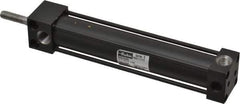 Parker - 4" Stroke x 3/4" Bore Double Acting Air Cylinder - 1/8 Port, 1/4-20 Rod Thread, 200 Max psi, -10 to 165°F - Eagle Tool & Supply