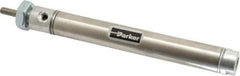 Parker - 3" Stroke x 9/16" Bore Double Acting Air Cylinder - 10-32 Port, 10-32 Rod Thread, 250 Max psi, 14 to 140°F - Eagle Tool & Supply