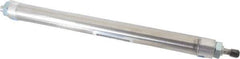 Parker - 12" Stroke x 1-1/4" Bore Double Acting Air Cylinder - 1/8 Port, 7/16-20 Rod Thread, 250 Max psi, 14 to 140°F - Eagle Tool & Supply