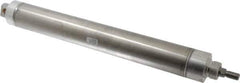 Parker - 12" Stroke x 2" Bore Double Acting Air Cylinder - 1/4 Port, 1/2-20 Rod Thread, 250 Max psi, 14 to 140°F - Eagle Tool & Supply