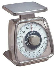 Taylor - 5 Lb. Capacity, Analog Dial Portion Control Scale - 1/16 Lb./ 1 oz. Graduation, 6 x 5" Platform - Eagle Tool & Supply