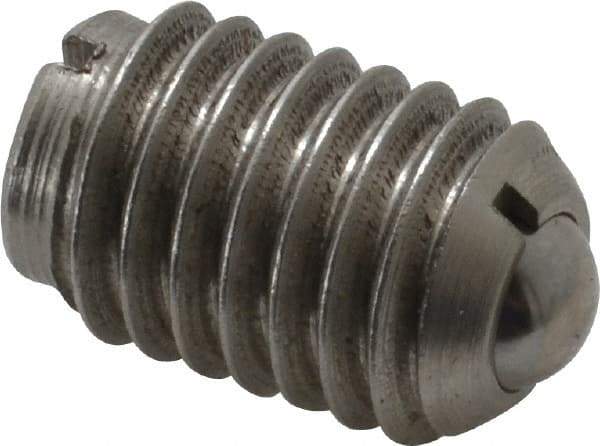Gibraltar - 1/2-13, 0.281" Ball Diam, 3/4" Body Length, 0.072" Max Ball Reach, Threaded Ball Plunger - Stainless Steel Body, Stainless Steel Ball, 3 Lb Initial End Force, 6 Lb Final End Force - Eagle Tool & Supply