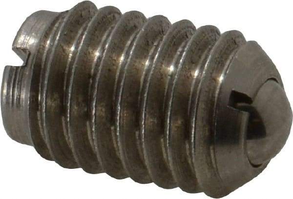 Gibraltar - 1/2-13, 0.281" Ball Diam, 3/4" Body Length, 0.072" Max Ball Reach, Threaded Ball Plunger - Stainless Steel Body, Stainless Steel Ball, 6 Lb Initial End Force, 12 Lb Final End Force - Eagle Tool & Supply