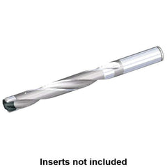Kennametal - 31.75 to 32mm Diam, 7xD, 224mm Max Depth, 1-1/2" Shank Diam, 262.68mm Flute, 361.95mm OAL, Replaceable Tip Drill - KSEM1250 Insert, 8 Seat Size, Series KSEM - Eagle Tool & Supply