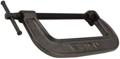 Hargrave - Light-Duty 14" Max Opening, 3-3/4" Throat Depth, Ductile Iron Standard C-Clamp - 2,850 Lb Capacity, 0" Min Opening, Standard Throat Depth - Eagle Tool & Supply