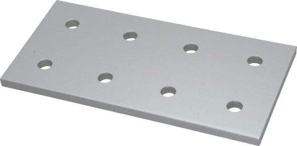 80/20 Inc. - 3" Wide, 6" High, Open Shelving 8 Hole Joining Strip - Aluminum, Use with Series 15 & Bolt Kit 3320 or 3325 - Eagle Tool & Supply