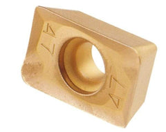 Kennametal - APHT1604 42 Grade X500 Carbide Milling Insert - TiN/TiC/TiN Finish, 0.187" Thick - Eagle Tool & Supply