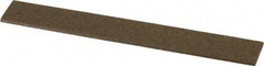 Norton - 4" Long x 1/2" Wide x 1/16" Thick, Aluminum Oxide Sharpening Stone - Taper, Coarse Grade - Eagle Tool & Supply