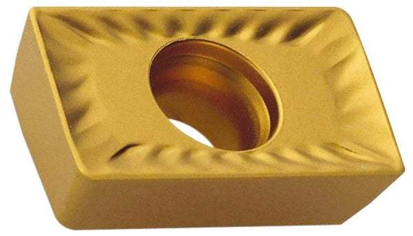 Ingersoll Cutting Tools - APKT160464 Grade IN1540 Carbide Milling Insert - TiCN/TiN Finish, 0.207" Thick, 1/4" Corner Radius - Eagle Tool & Supply