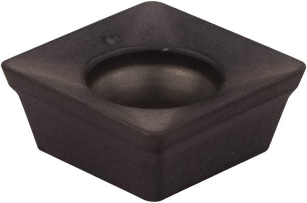 Ingersoll Cutting Tools - SDMT080305 Grade IN2030 Carbide Milling Insert - TiAlN Finish, 0.138" Thick, 0.315" Inscribed Circle, 0.02" Corner Radius - Eagle Tool & Supply