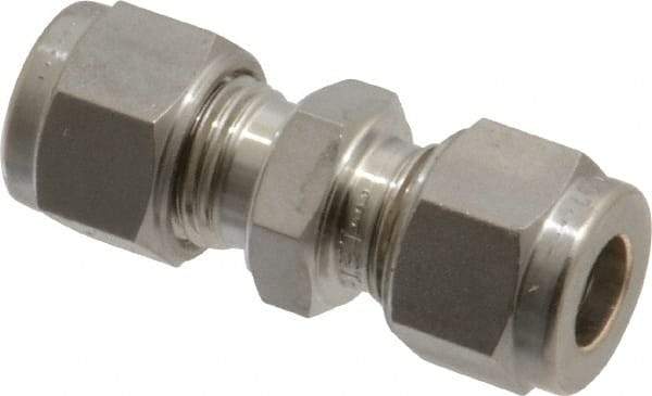 Ham-Let - 8mm OD, Grade 316Stainless Steel Union - Comp x Comp Ends - Eagle Tool & Supply