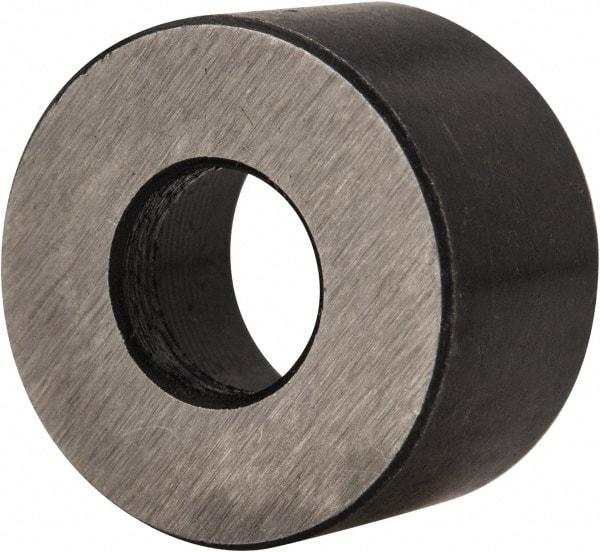 Gibraltar - 3/8" OAL, 5/8" OD, Heat Treated Steel, Counterbored Rest Button - Black Oxide Coating - Eagle Tool & Supply