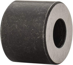 Gibraltar - 1/2" OAL, 5/8" OD, Heat Treated Steel, Counterbored Rest Button - Black Oxide Coating - Eagle Tool & Supply
