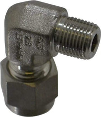 Ham-Let - 1/4" OD, Grade 316Stainless Steel Male Elbow - Comp x MNPT Ends - Eagle Tool & Supply