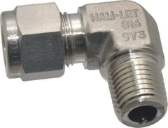 Ham-Let - 3/8" OD, Grade 316Stainless Steel Male Elbow - Comp x MNPT Ends - Eagle Tool & Supply