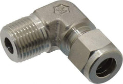 Ham-Let - 3/8" OD, Grade 316Stainless Steel Male Elbow - Comp x MNPT Ends - Eagle Tool & Supply