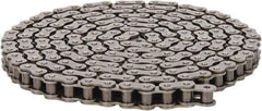 Morse - 5/8" Pitch, ANSI 50, Single Strand Roller Chain - Chain No. 50, 10 Ft. Long, 0.4" Roller Diam, 3/8" Roller Width - Eagle Tool & Supply