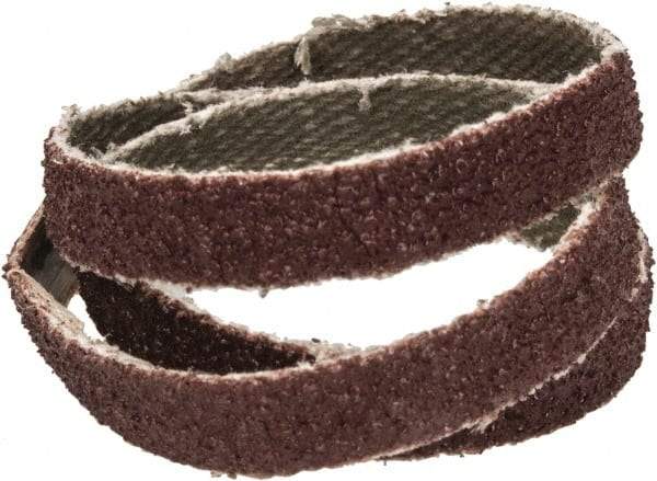 Tru-Maxx - 1/4" Wide x 12" OAL, 80 Grit, Aluminum Oxide Abrasive Belt - Aluminum Oxide, Medium, Coated - Eagle Tool & Supply