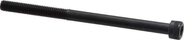 Made in USA - #10-32 UNF Hex Socket Drive, Socket Cap Screw - Alloy Steel, Black Oxide Finish, Partially Threaded, 3" Length Under Head - Eagle Tool & Supply