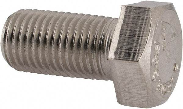 Value Collection - 3/8-24 UNF, 3/4" Length Under Head Hex Head Cap Screw - Fully Threaded, Grade 316 Stainless Steel, Uncoated, 9/16" Hex - Eagle Tool & Supply