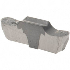 Iscar - 200100GEPI Grade IC08, 2mm Cutting Width Carbide Grooving Insert - 2mm Max Depth of Cut, Right Hand, 1mm Corner Radius, Uncoated - Eagle Tool & Supply