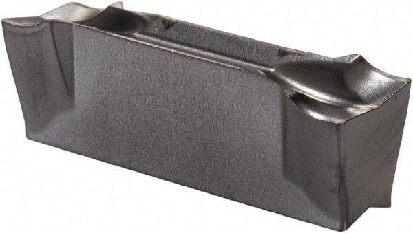 Iscar - DGN5003 J IC908 Grade, 0.197" Cutting Width, Carbide Cutoff Insert - Neutral Lead Angle, 0.012" Cnr Rad, TiN/TiAlN Coated, Single End - Eagle Tool & Supply
