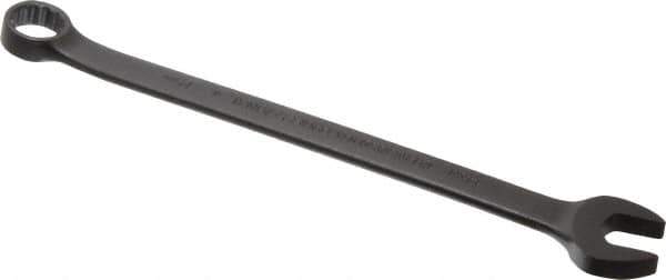 Proto - 14mm 12 Point Combination Wrench - 15° Offset Angle, 8-5/8" OAL, Steel, Black Finish - Eagle Tool & Supply