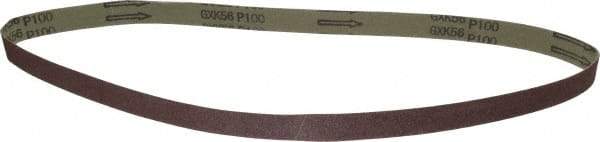 Tru-Maxx - 1" Wide x 42" OAL, 100 Grit, Aluminum Oxide Abrasive Belt - Aluminum Oxide, Fine, Coated - Eagle Tool & Supply