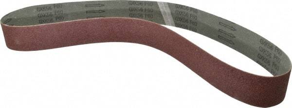 Tru-Maxx - 2" Wide x 48" OAL, 60 Grit, Aluminum Oxide Abrasive Belt - Aluminum Oxide, Medium, Coated - Eagle Tool & Supply