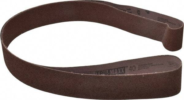 Tru-Maxx - 2" Wide x 72" OAL, 40 Grit, Aluminum Oxide Abrasive Belt - Aluminum Oxide, Coarse, Coated - Eagle Tool & Supply