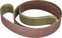 Tru-Maxx - 2" Wide x 72" OAL, 240 Grit, Aluminum Oxide Abrasive Belt - Aluminum Oxide, Very Fine, Coated - Eagle Tool & Supply