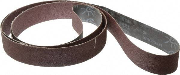 Tru-Maxx - 2" Wide x 132" OAL, 80 Grit, Aluminum Oxide Abrasive Belt - Aluminum Oxide, Medium, Coated - Eagle Tool & Supply