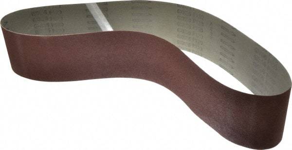 Tru-Maxx - 4" Wide x 48" OAL, 120 Grit, Aluminum Oxide Abrasive Belt - Aluminum Oxide, Fine, Coated - Eagle Tool & Supply