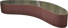 Tru-Maxx - 4" Wide x 54" OAL, 60 Grit, Aluminum Oxide Abrasive Belt - Aluminum Oxide, Medium, Coated - Eagle Tool & Supply