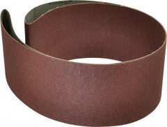 Tru-Maxx - 4" Wide x 54" OAL, 100 Grit, Aluminum Oxide Abrasive Belt - Aluminum Oxide, Fine, Coated - Eagle Tool & Supply