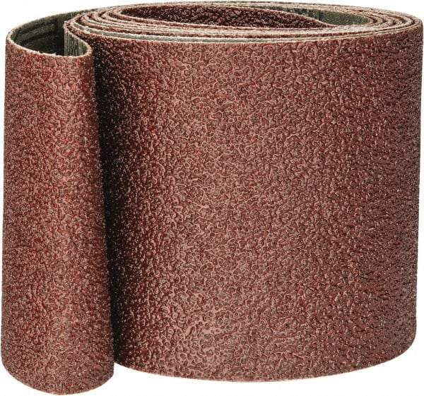 Tru-Maxx - 4" Wide x 132" OAL, 40 Grit, Aluminum Oxide Abrasive Belt - Aluminum Oxide, Coarse, Coated - Eagle Tool & Supply