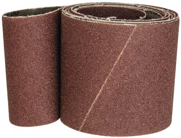 Tru-Maxx - 4" Wide x 132" OAL, 60 Grit, Aluminum Oxide Abrasive Belt - Aluminum Oxide, Medium, Coated - Eagle Tool & Supply