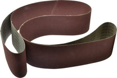 Tru-Maxx - 4" Wide x 132" OAL, 120 Grit, Aluminum Oxide Abrasive Belt - Aluminum Oxide, Fine, Coated - Eagle Tool & Supply