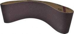 Tru-Maxx - 6" Wide x 48" OAL, 100 Grit, Aluminum Oxide Abrasive Belt - Aluminum Oxide, Fine, Coated - Eagle Tool & Supply