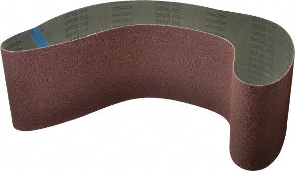 Tru-Maxx - 6" Wide x 54" OAL, 60 Grit, Aluminum Oxide Abrasive Belt - Aluminum Oxide, Medium, Coated - Eagle Tool & Supply