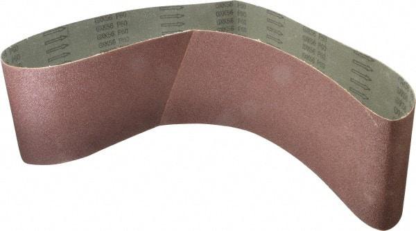 Tru-Maxx - 6" Wide x 60" OAL, 60 Grit, Aluminum Oxide Abrasive Belt - Aluminum Oxide, Medium, Coated - Eagle Tool & Supply